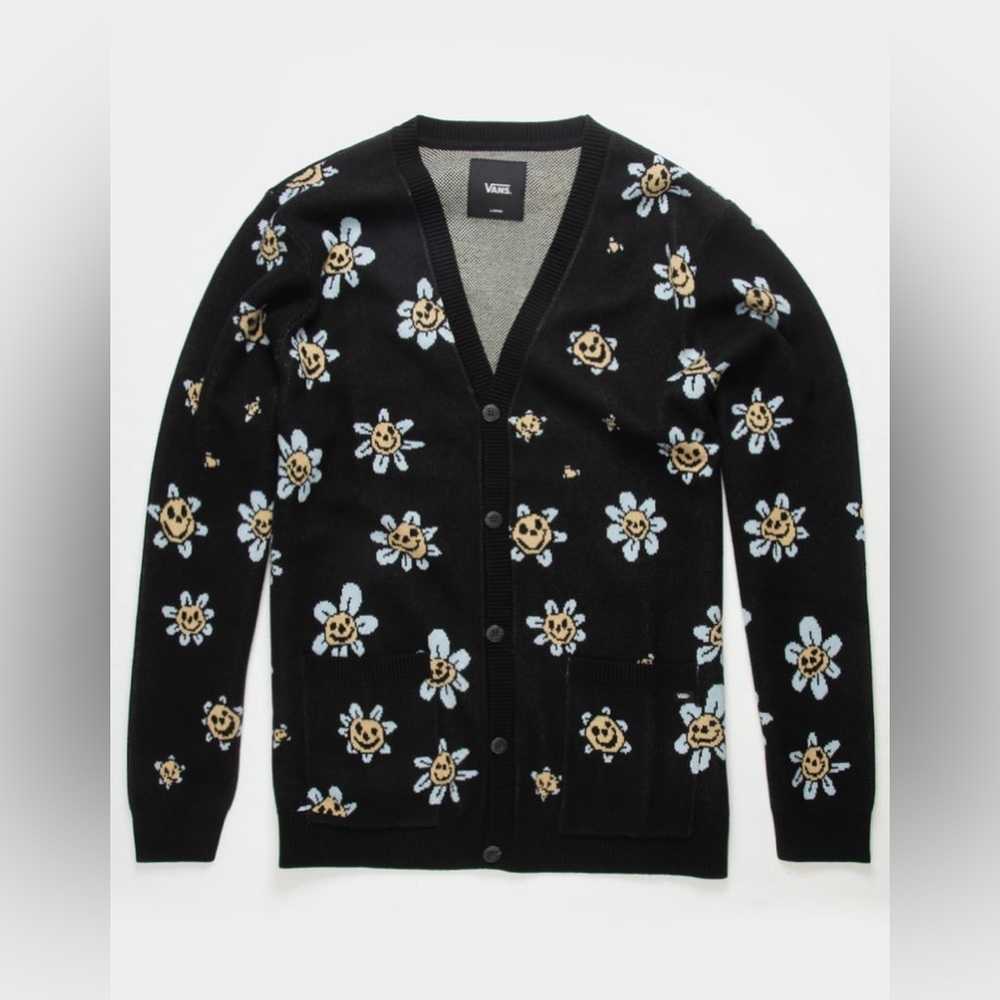 NWT Vans Hilltop Cardigan Sweater Medium